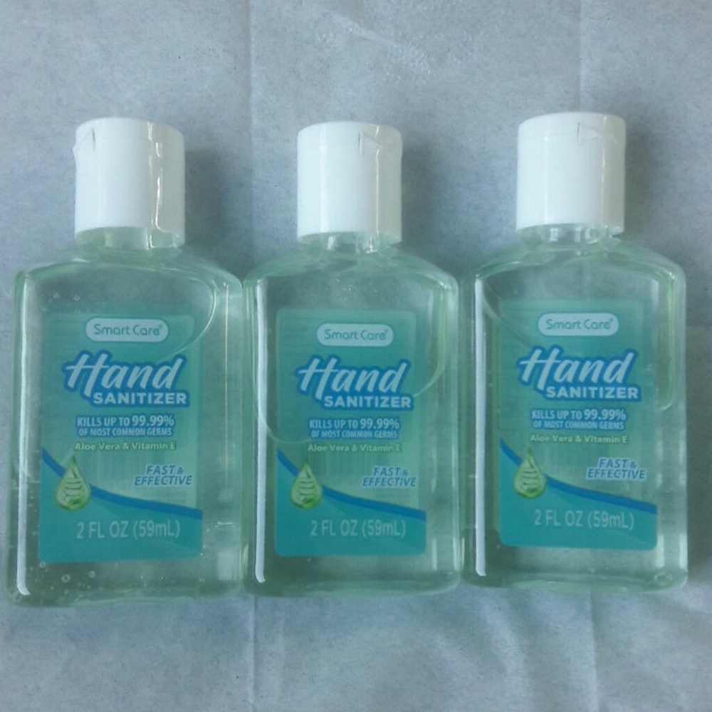 3, 2 Fl oz Smart Care Hand Sanitizers